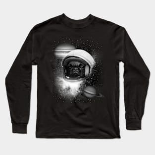 Space Pug Long Sleeve T-Shirt